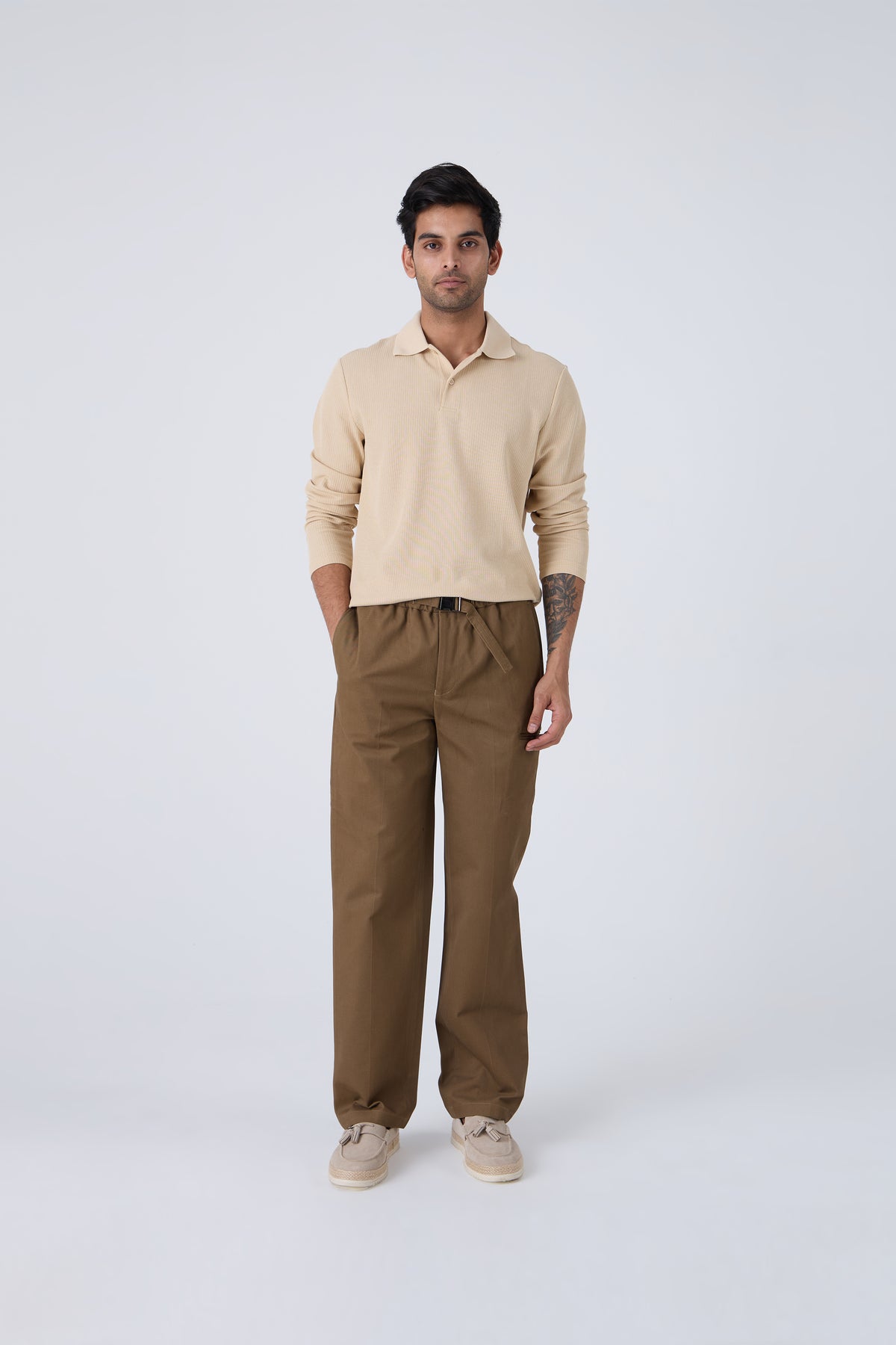 BUCKLE CARGO TROUSER