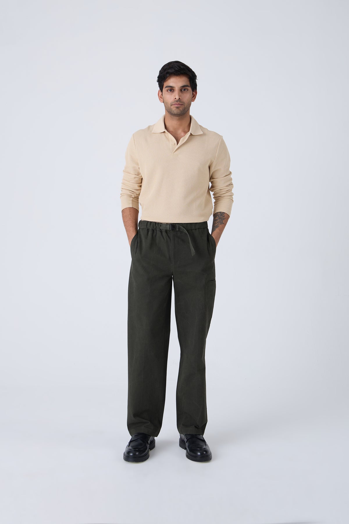 BUCKLE CARGO TROUSER