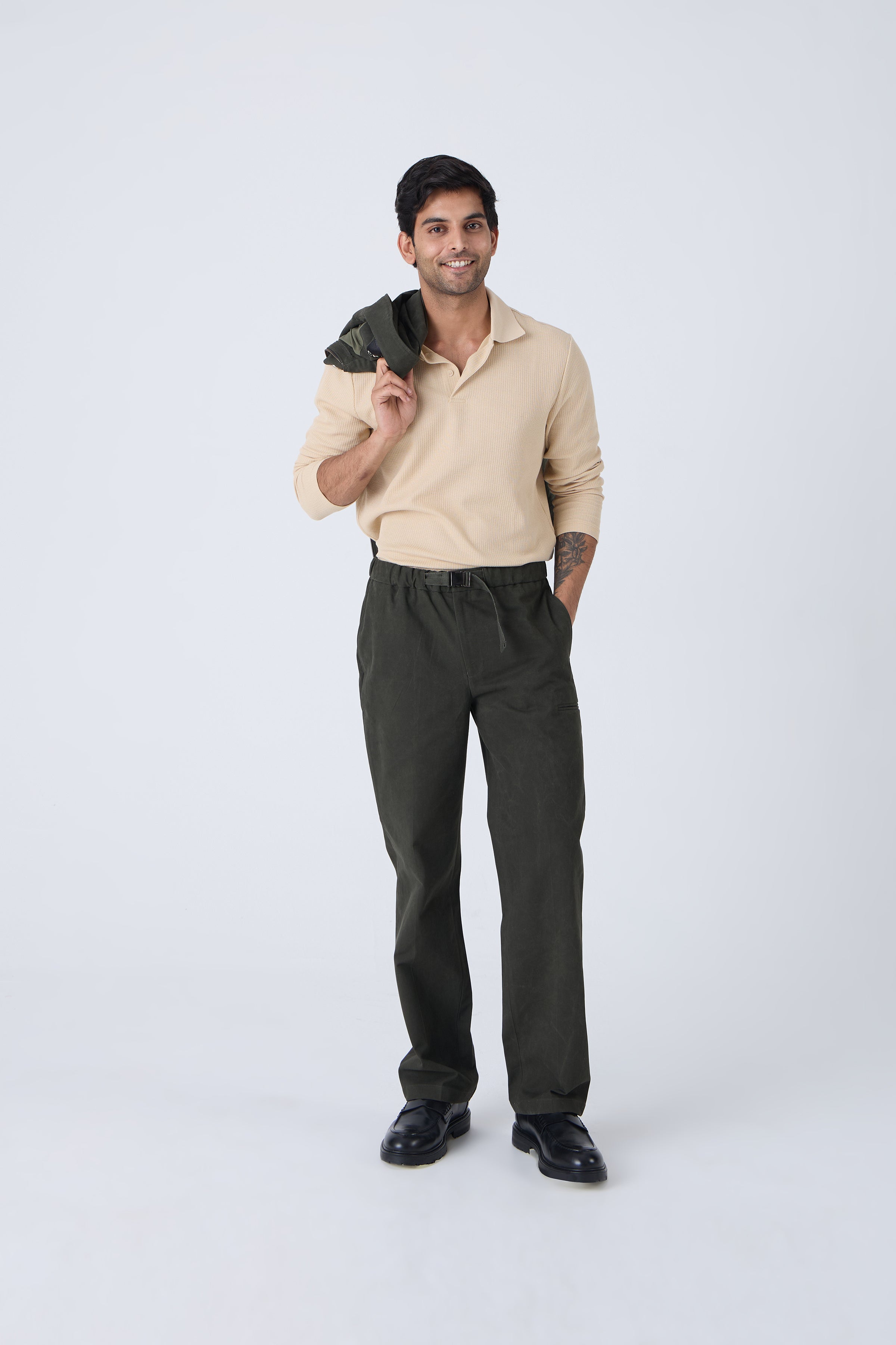 BUCKLE CARGO TROUSER