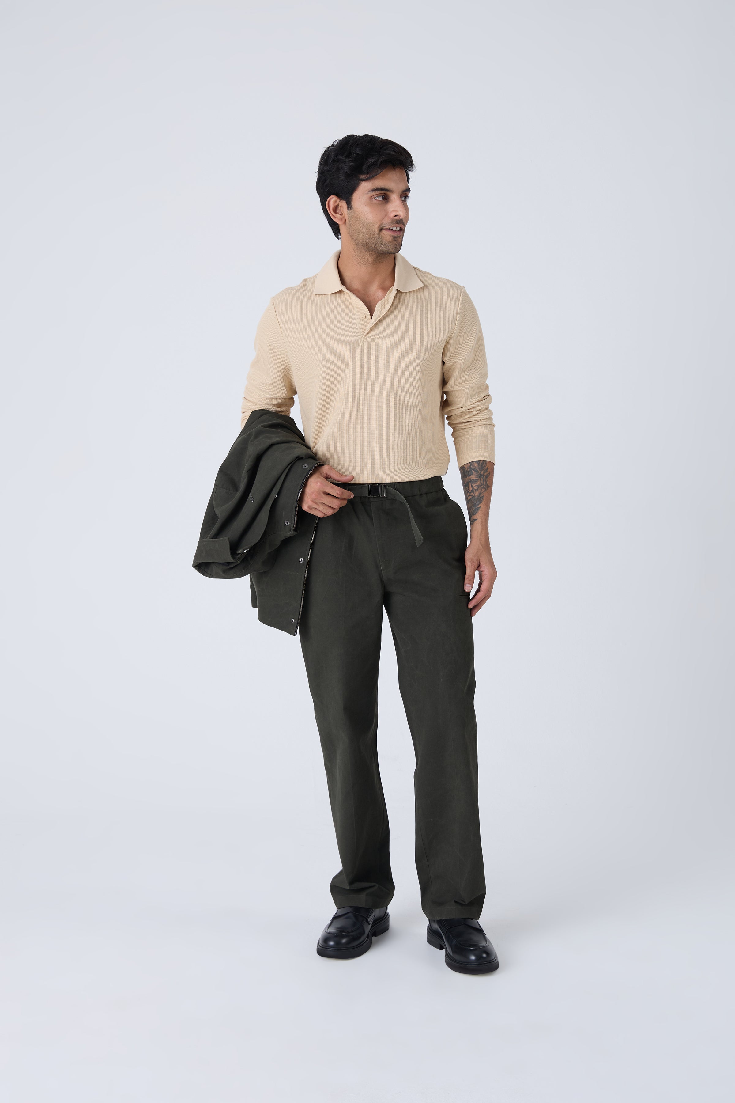 BUCKLE CARGO TROUSER